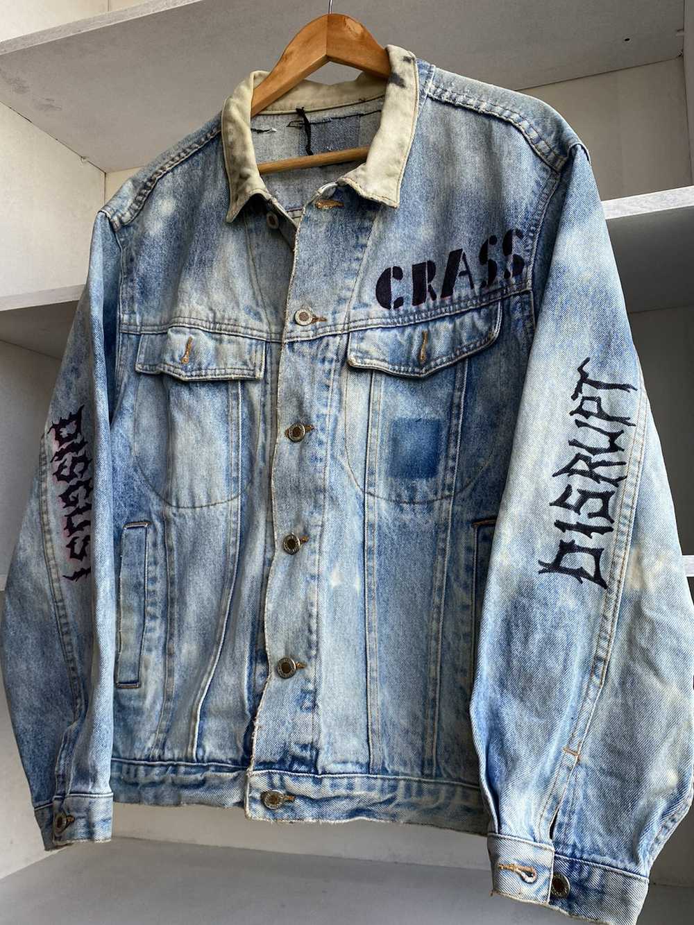 Denim Jacket × Handmade × Vintage Vintage Hand Pr… - image 7