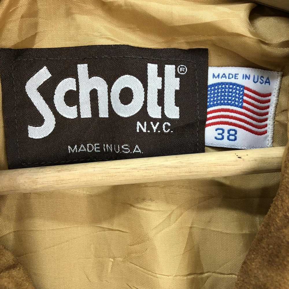 Genuine Leather × Leather Jacket × Schott 🤝Vinta… - image 10
