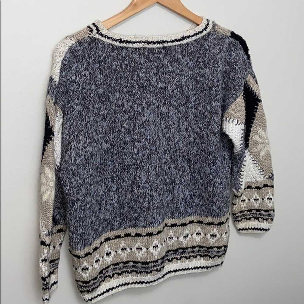 Vintage Handknit New York Style Sweater - image 5