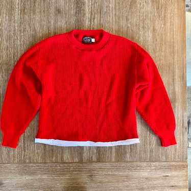 Vintage Victoria Dry Goods Red Sweater