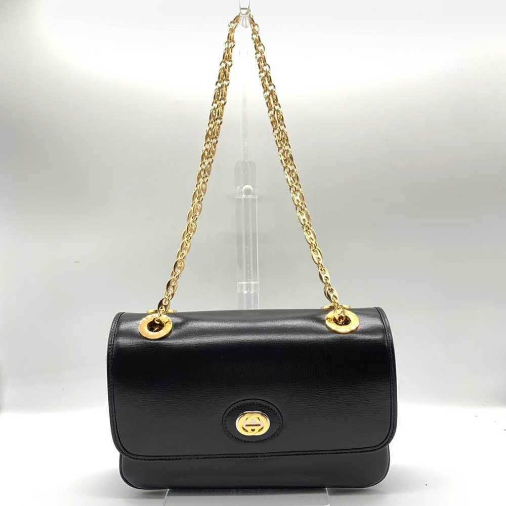 Gucci GUCCI Bag Marina Chain Shoulder Black Inter… - image 1