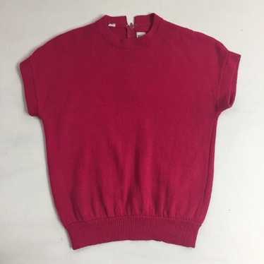 St John Knit Sweater Vintage Mock Zip - image 1