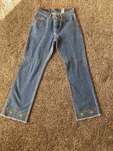 Jordache Vintage boho straight leg jordache jeans