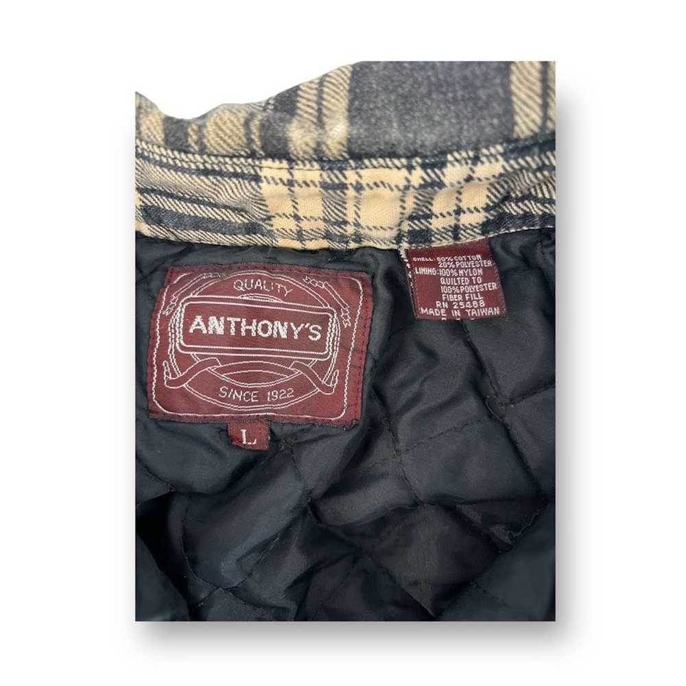 Other Anthony’s Vintage Flannel Jacket Size Large - image 3