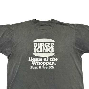 Vintage Vintage faded black burger King whopper ts