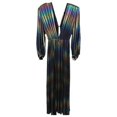 Bronx and Banco Rainbow Tulle Maxi Dress