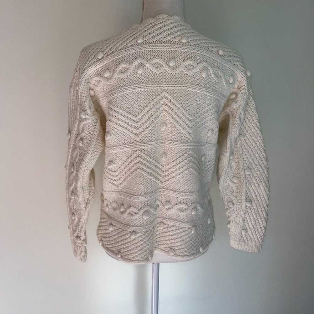 Express Compagnie Internationale Handknit Sweater… - image 6