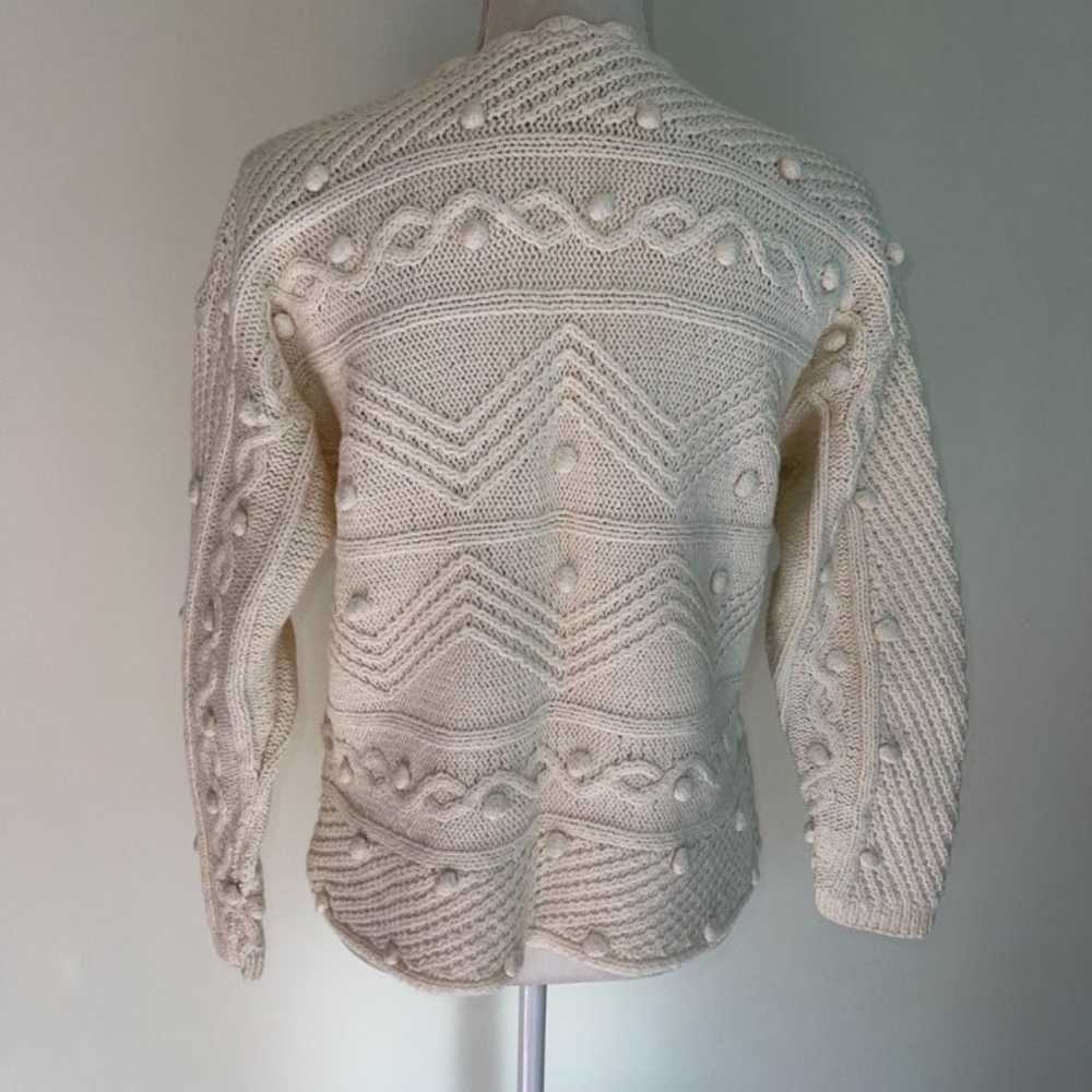 Express Compagnie Internationale Handknit Sweater… - image 7