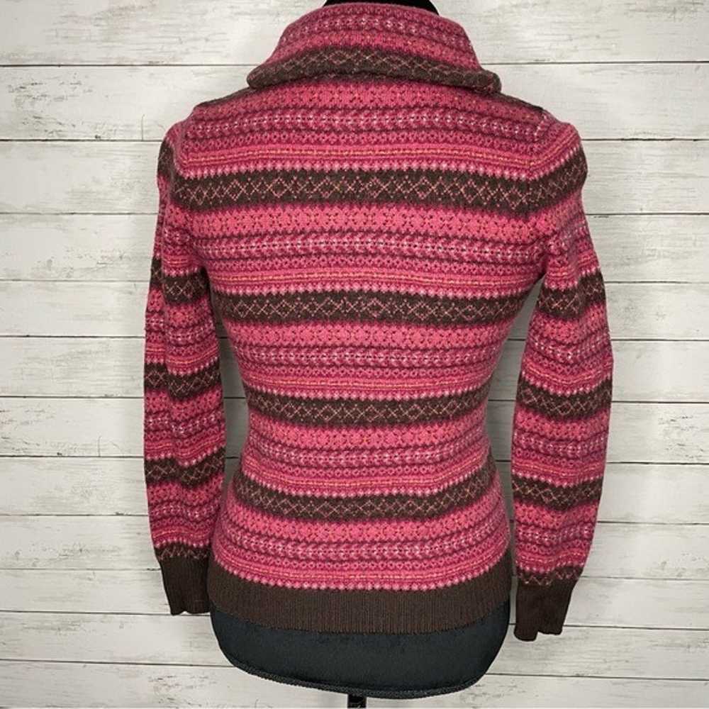 Vintage Pendleton Merino Wool Fair IsleSweater Ca… - image 2