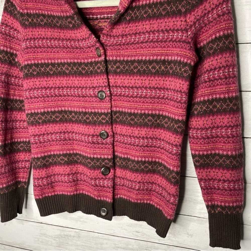 Vintage Pendleton Merino Wool Fair IsleSweater Ca… - image 7