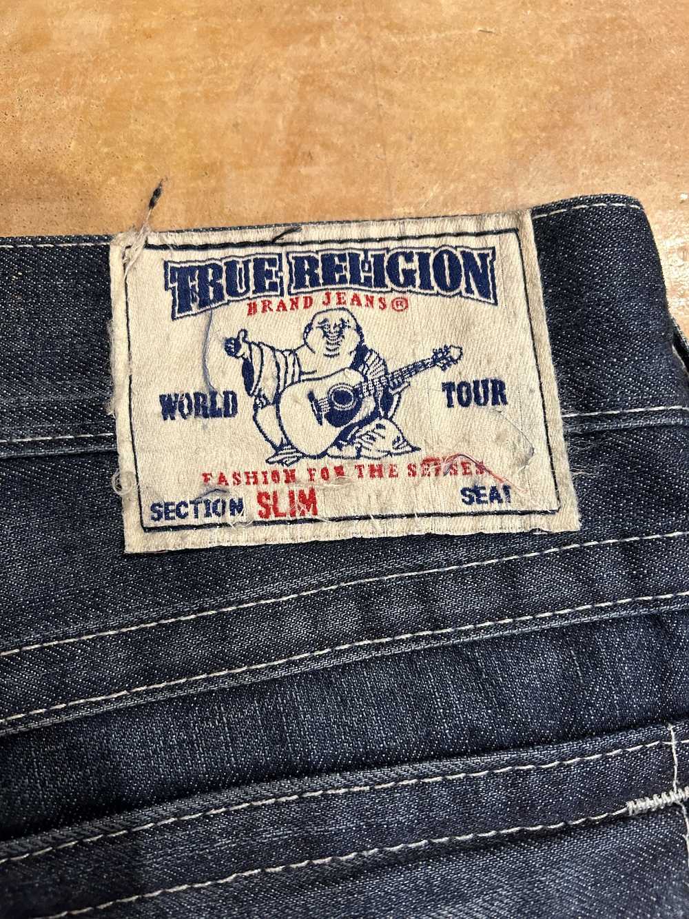 True Religion 2000s Dark Blue True Religion Jeans - image 5