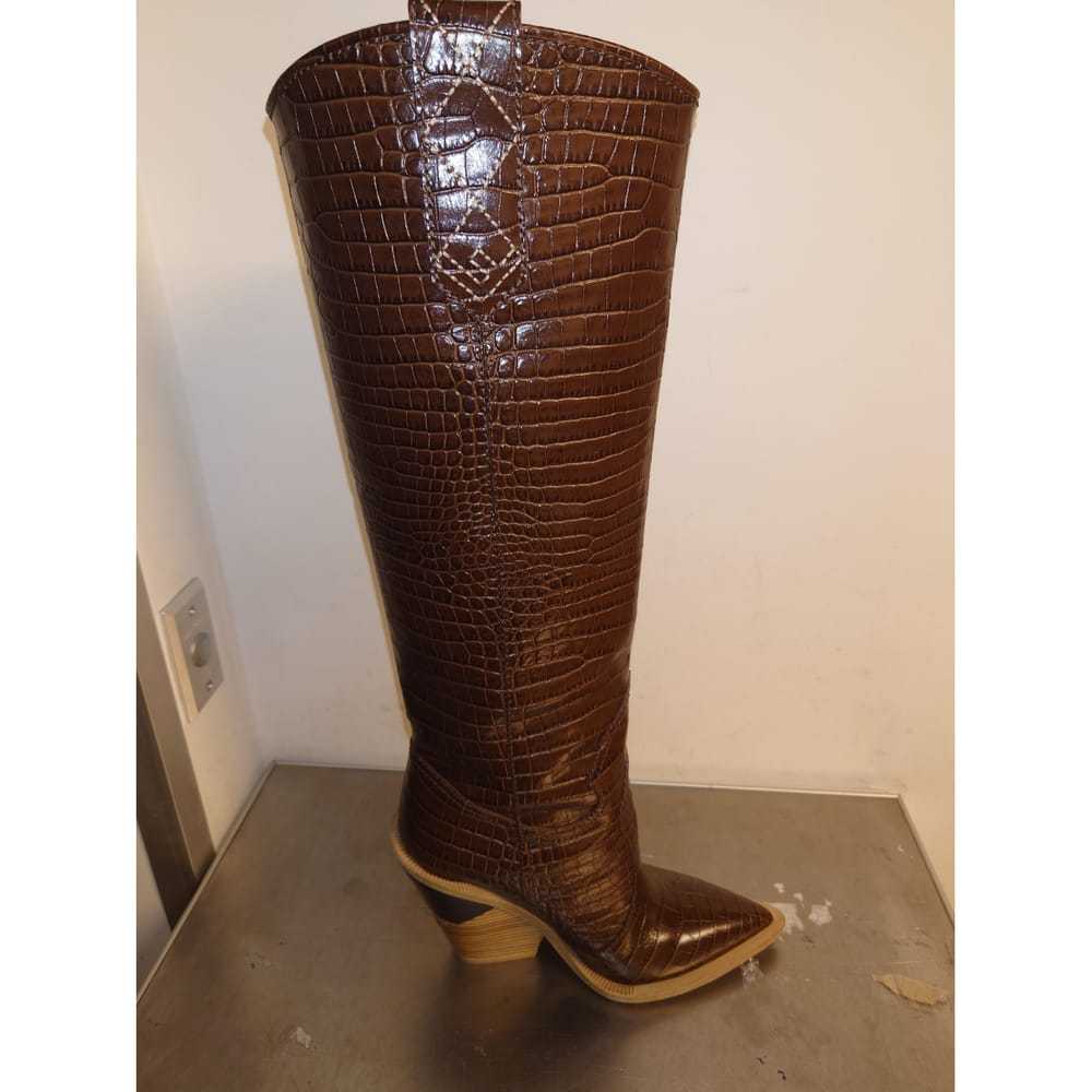 Fendi Cowboy leather cowboy boots - image 6