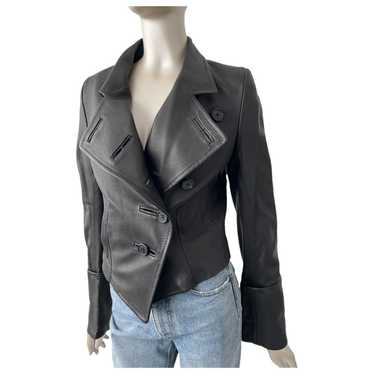 Ann Demeulemeester Leather biker jacket - image 1