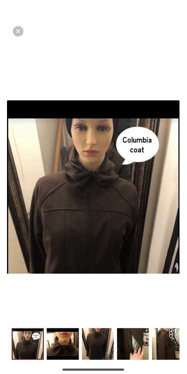 Columbia Brown womens Columbia fleece lined coat