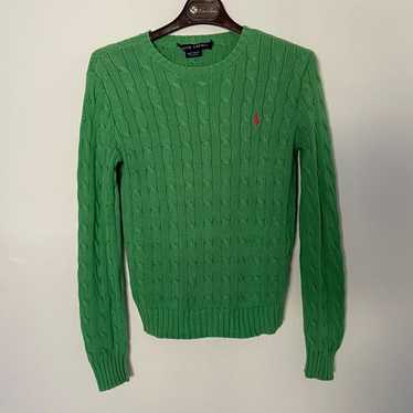 Ralph Lauren  Vintage Cable-Knit cotton Sweater - image 1
