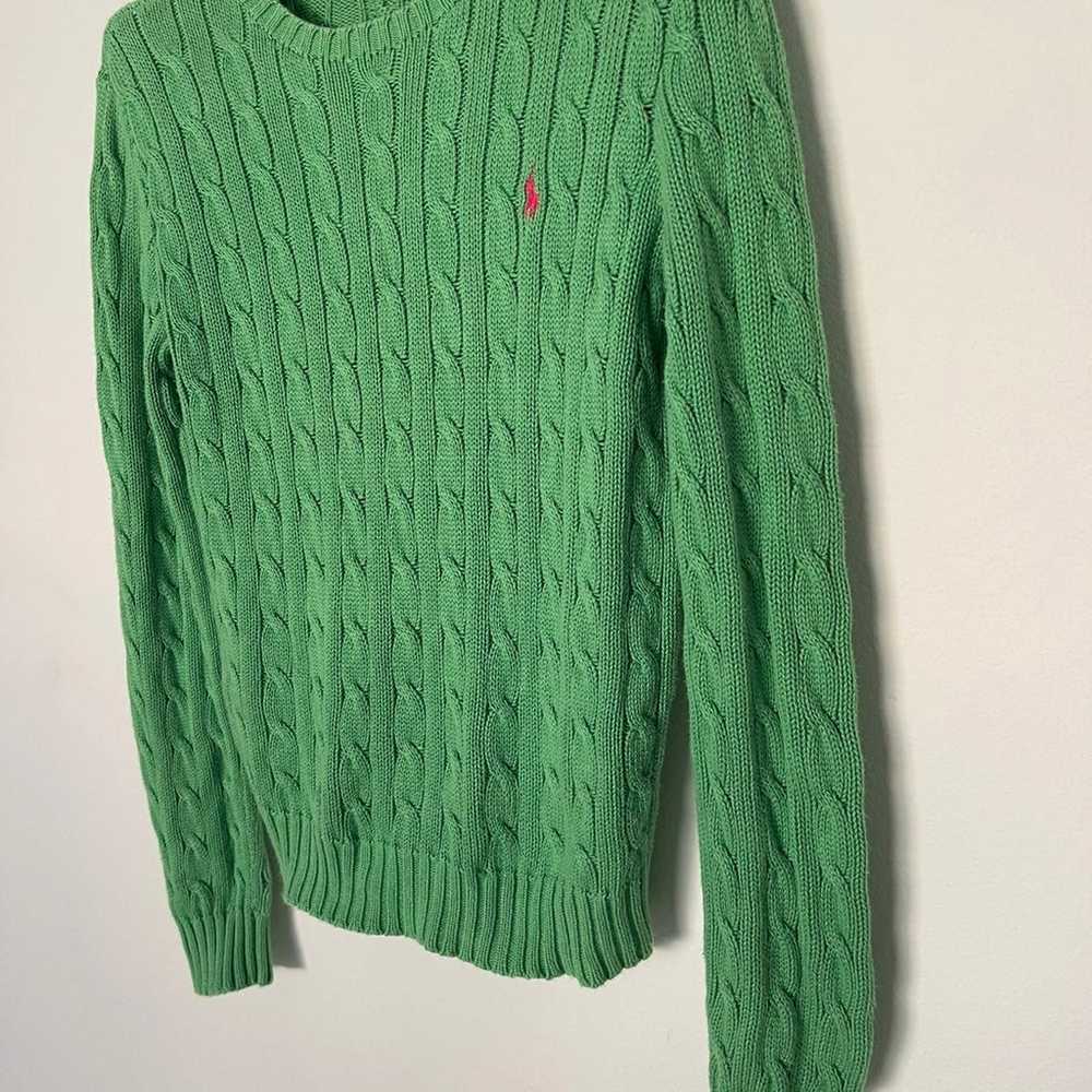 Ralph Lauren  Vintage Cable-Knit cotton Sweater - image 2