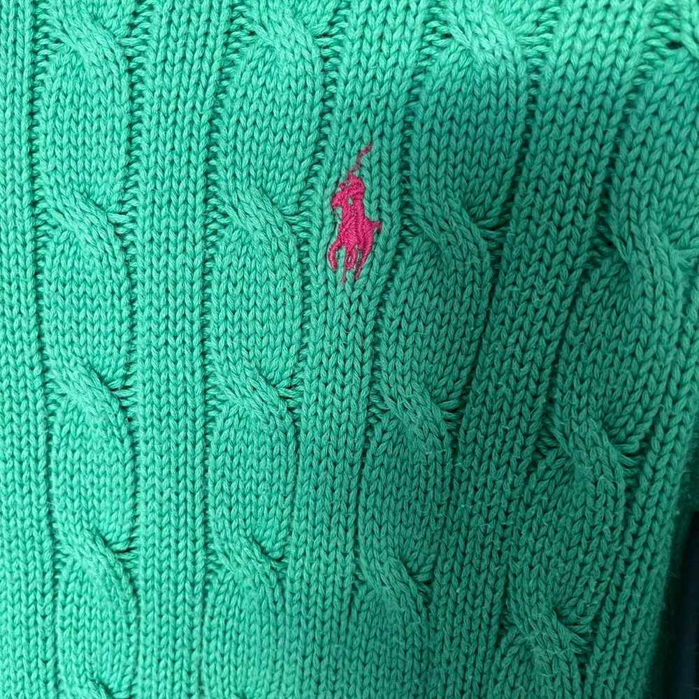 Ralph Lauren  Vintage Cable-Knit cotton Sweater - image 3