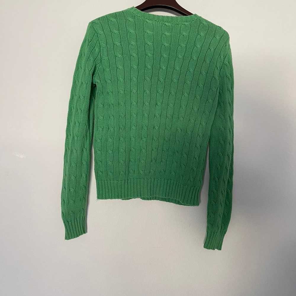 Ralph Lauren  Vintage Cable-Knit cotton Sweater - image 6