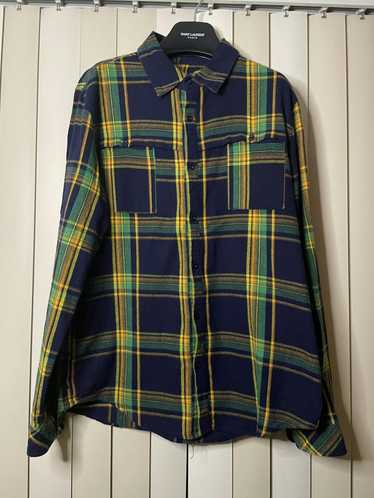 Flannel × Vintage Vintage 00s Grunge Plaid Green Y