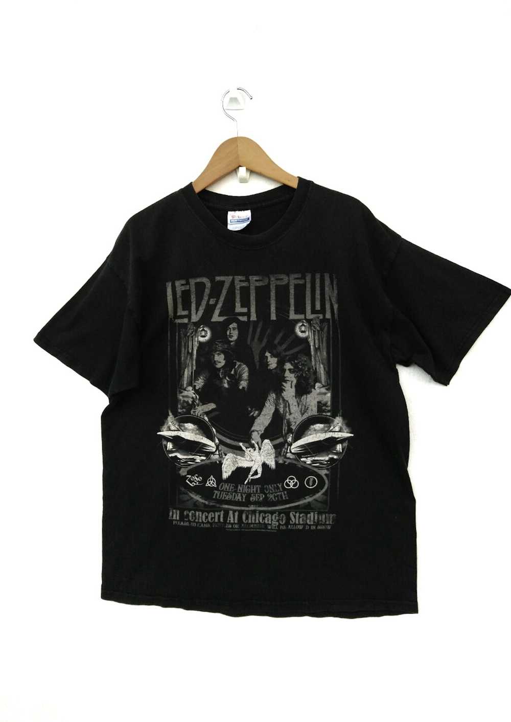 Band Tees × Led Zeppelin × Rock Band Vintage Y2k … - image 1