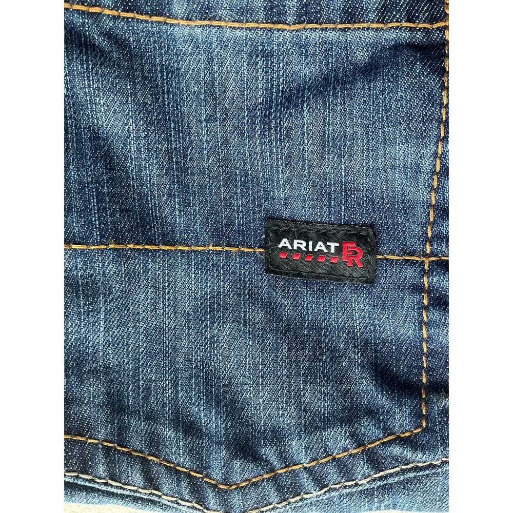 Ariat Ariat Men's 35x30 denim jeans FR M4 fire re… - image 11