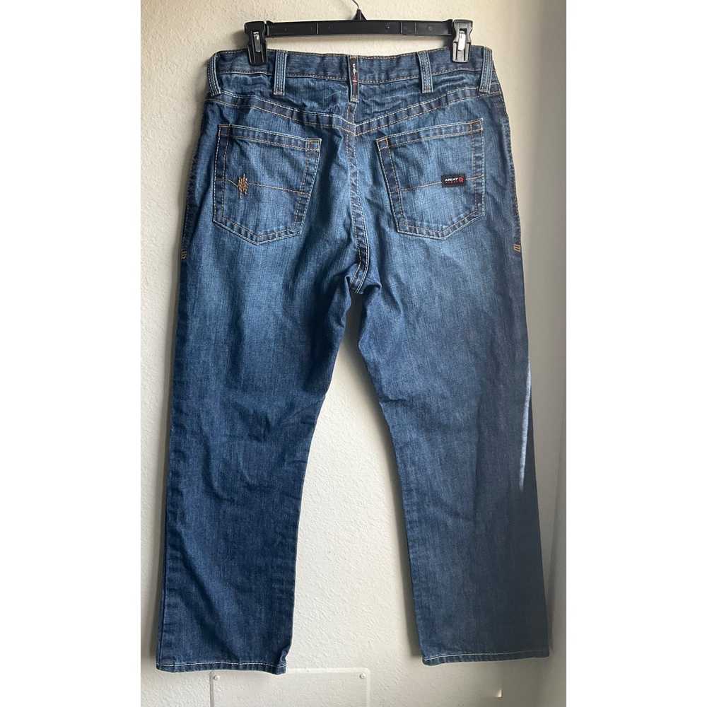 Ariat Ariat Men's 35x30 denim jeans FR M4 fire re… - image 2