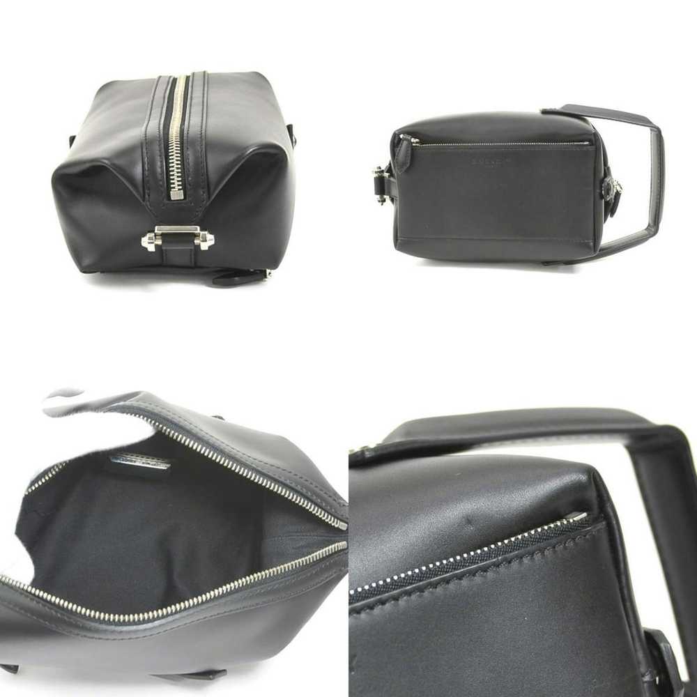 Givenchy GIVENCHY handbag small trick leather bla… - image 3