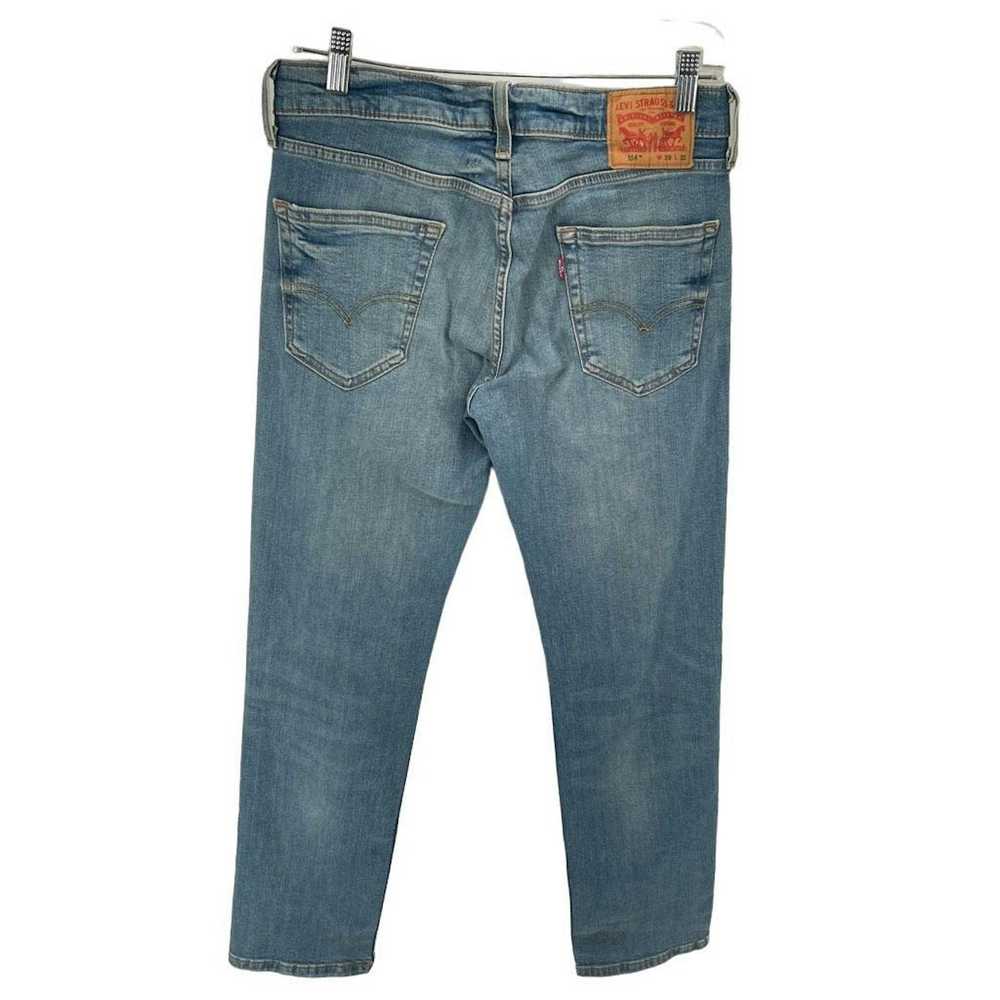 Levi's Levi's Mens Tapered Leg Jeans Denim Light … - image 2