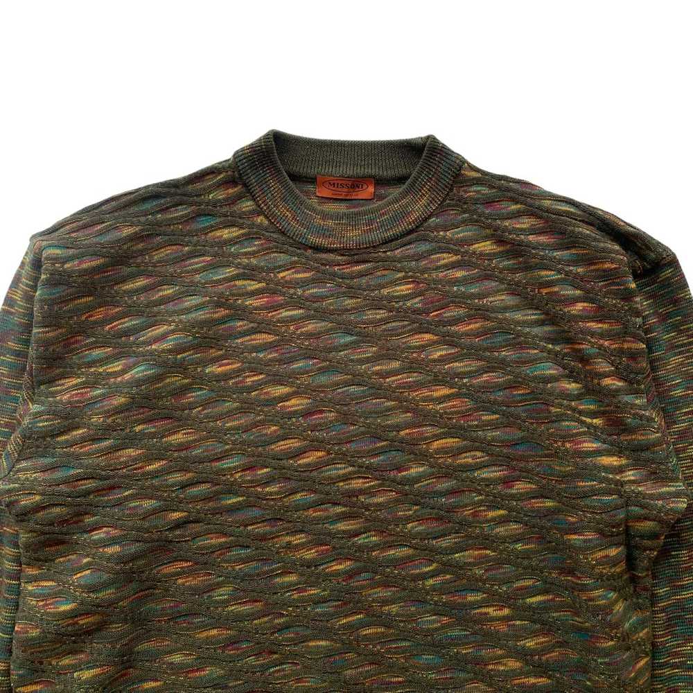 Coloured Cable Knit Sweater × Missoni Vintage Mis… - image 2