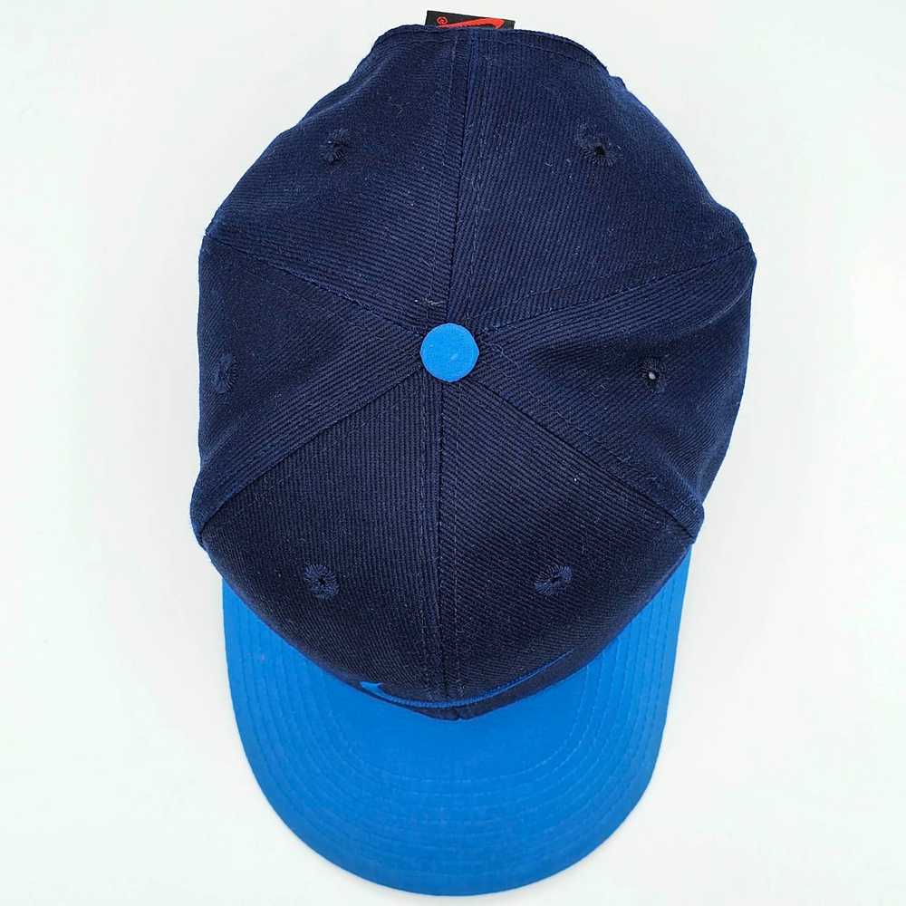 Hat × Nike × Vintage Nike Vintage 90s Blue Snapba… - image 2