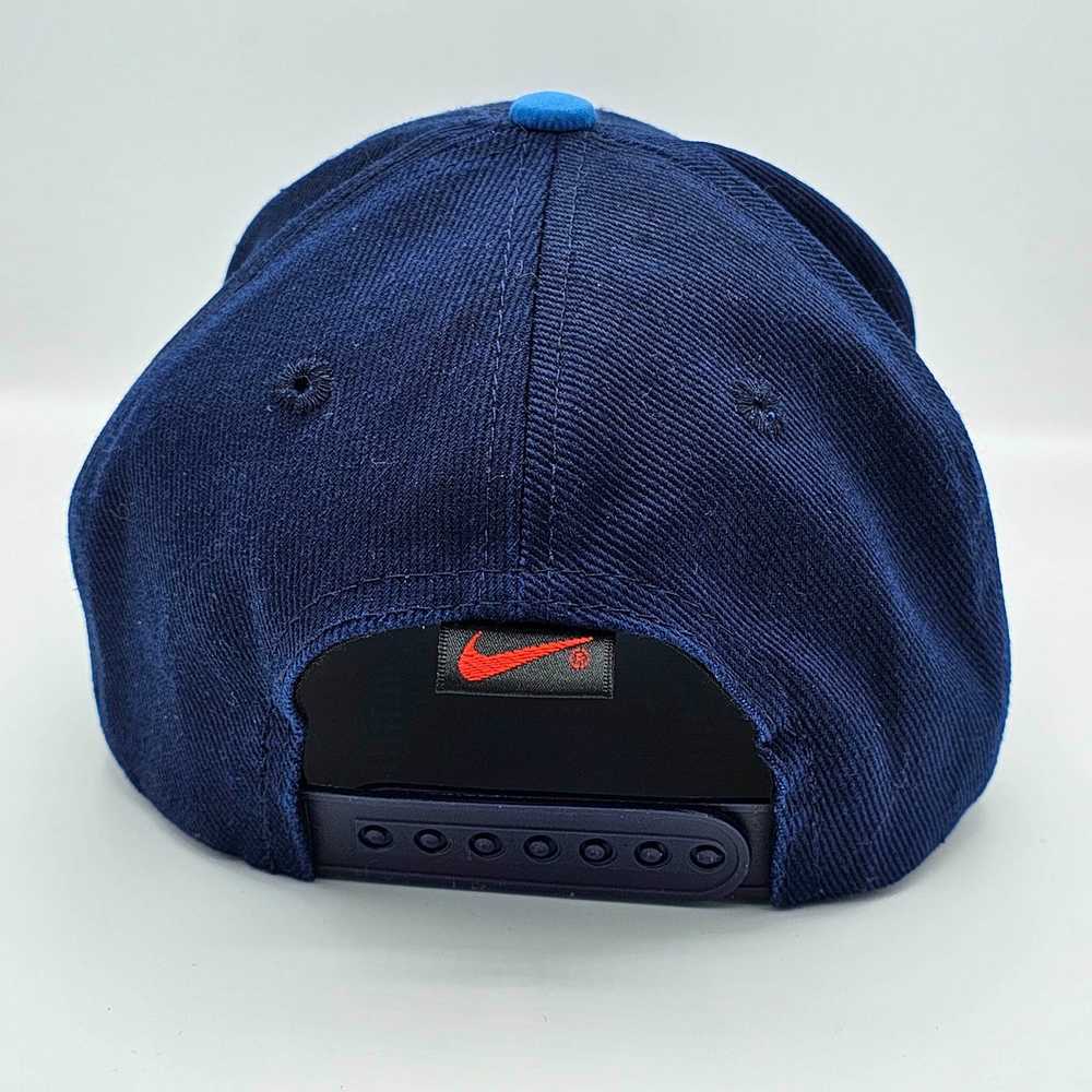 Hat × Nike × Vintage Nike Vintage 90s Blue Snapba… - image 4