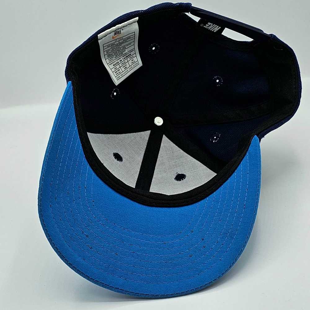 Hat × Nike × Vintage Nike Vintage 90s Blue Snapba… - image 5