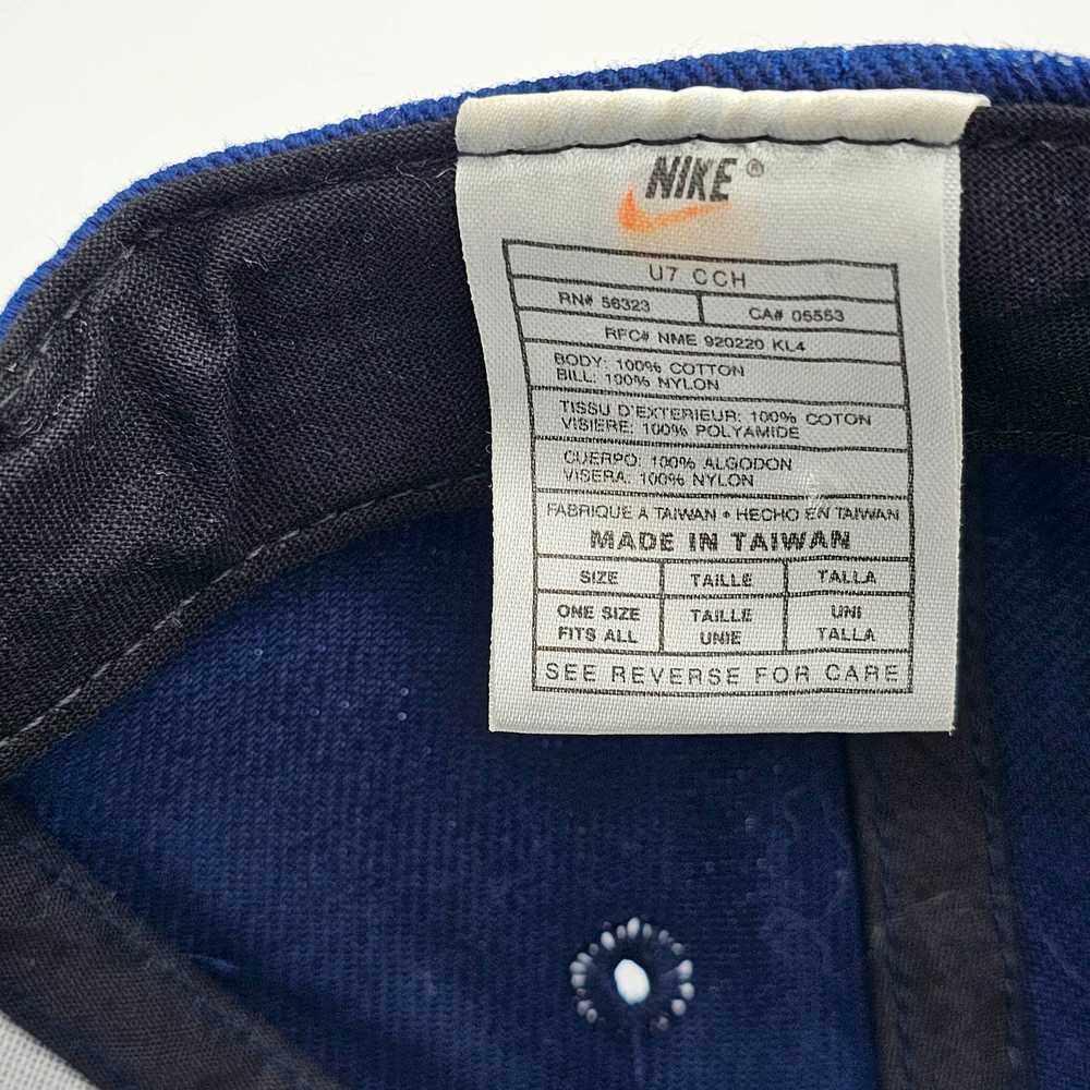 Hat × Nike × Vintage Nike Vintage 90s Blue Snapba… - image 6