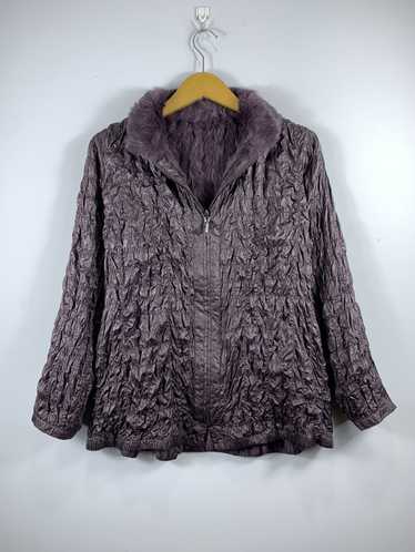 ジャケット・アウター 00s archive Hysteric Glamour fur jacket hysteric glamour fur hooded parka jacket size | Depop