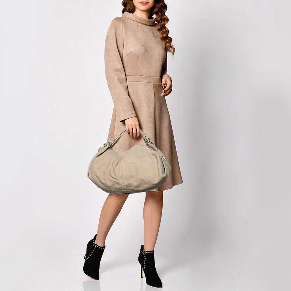 Givenchy Givenchy Beige Leather Zip Hobo - image 2