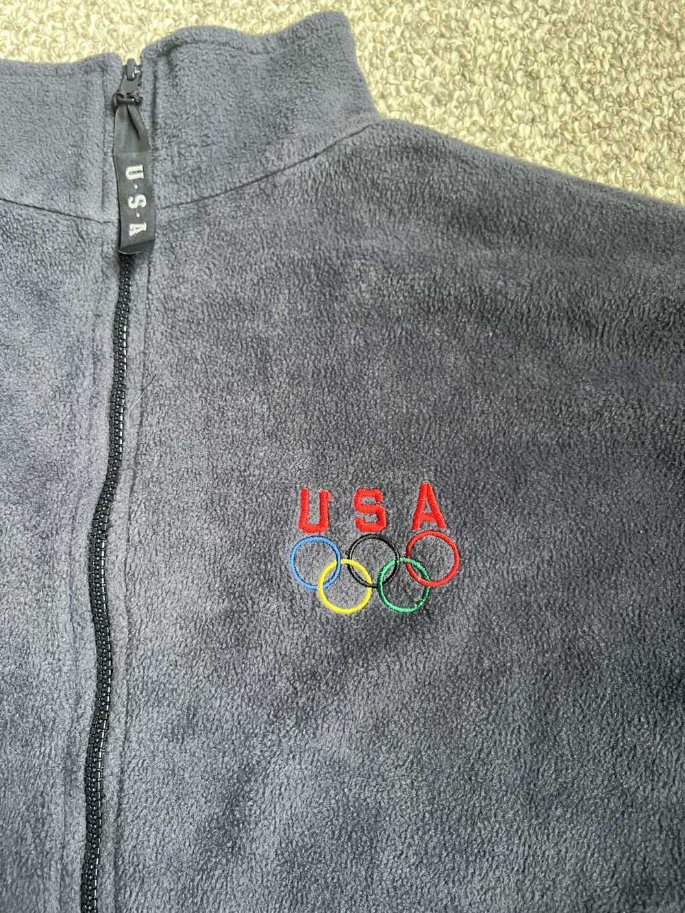 Streetwear × Vintage Vintage USA Olympics Fleece - image 3