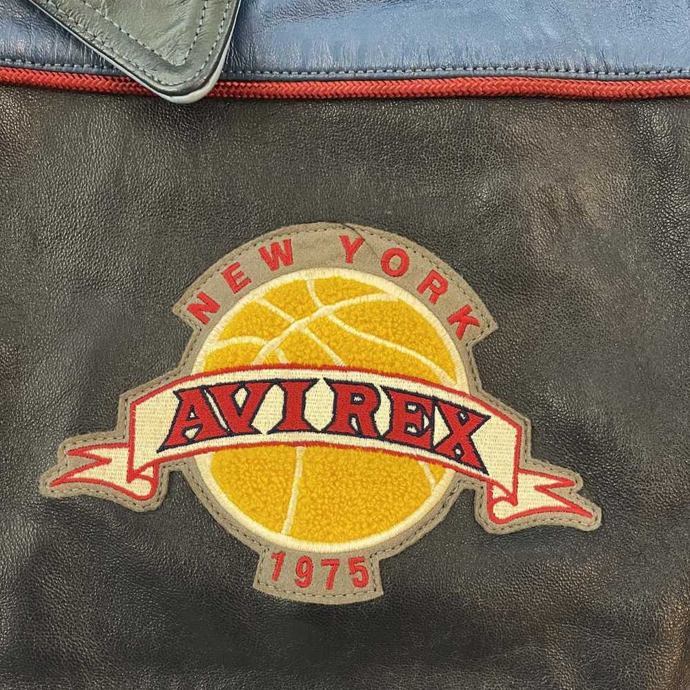 Avirex Avirex Leather Varsity Jacket XXL - image 4