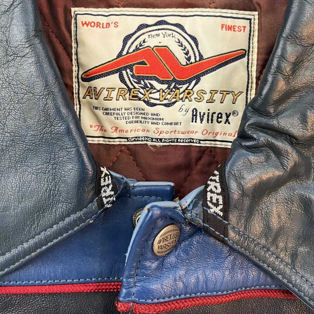 Avirex Avirex Leather Varsity Jacket XXL - image 5