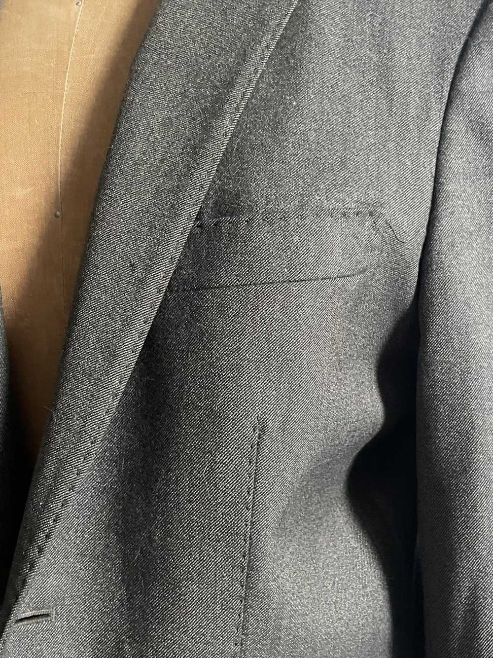 Shipley & Halmos Dark Grey/Green Wool Blazer, siz… - image 3