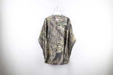 Vintage Vintage 90s Jerzees Camouflage Long Sleev… - image 1