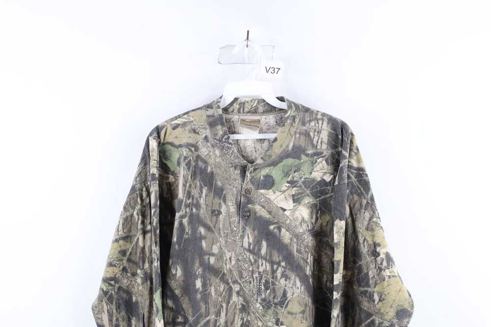 Vintage Vintage 90s Jerzees Camouflage Long Sleev… - image 2