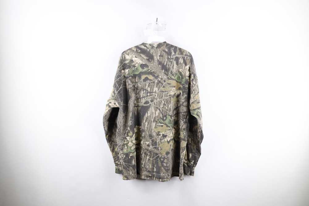 Vintage Vintage 90s Jerzees Camouflage Long Sleev… - image 5