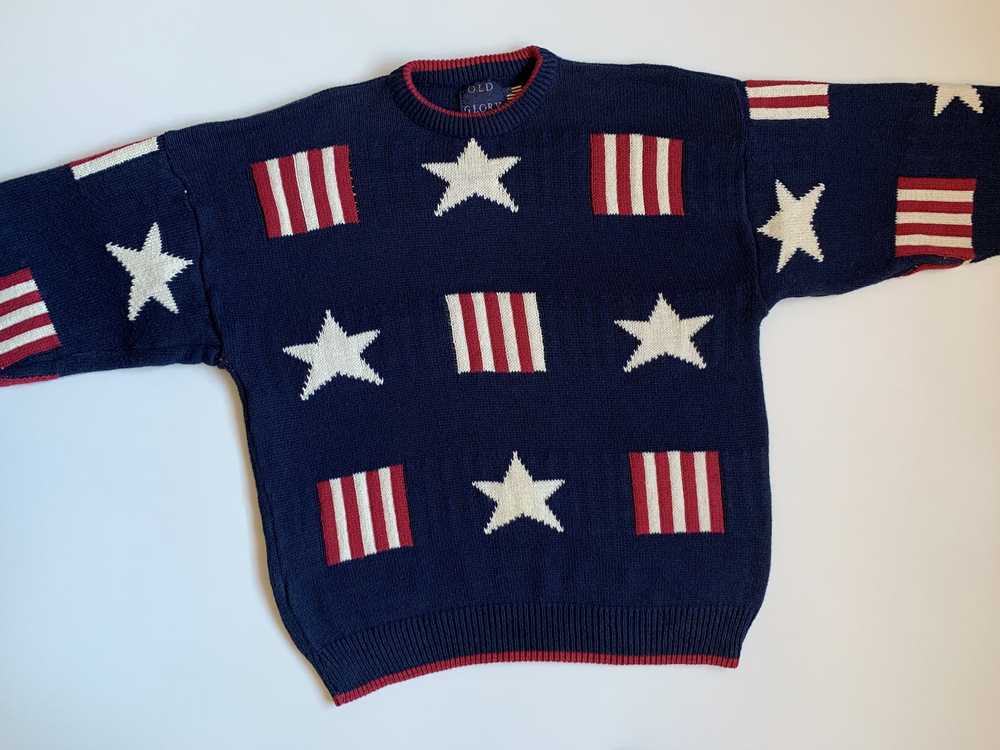 Made In Usa × Vintage 90s Old Glory America Flag … - image 2