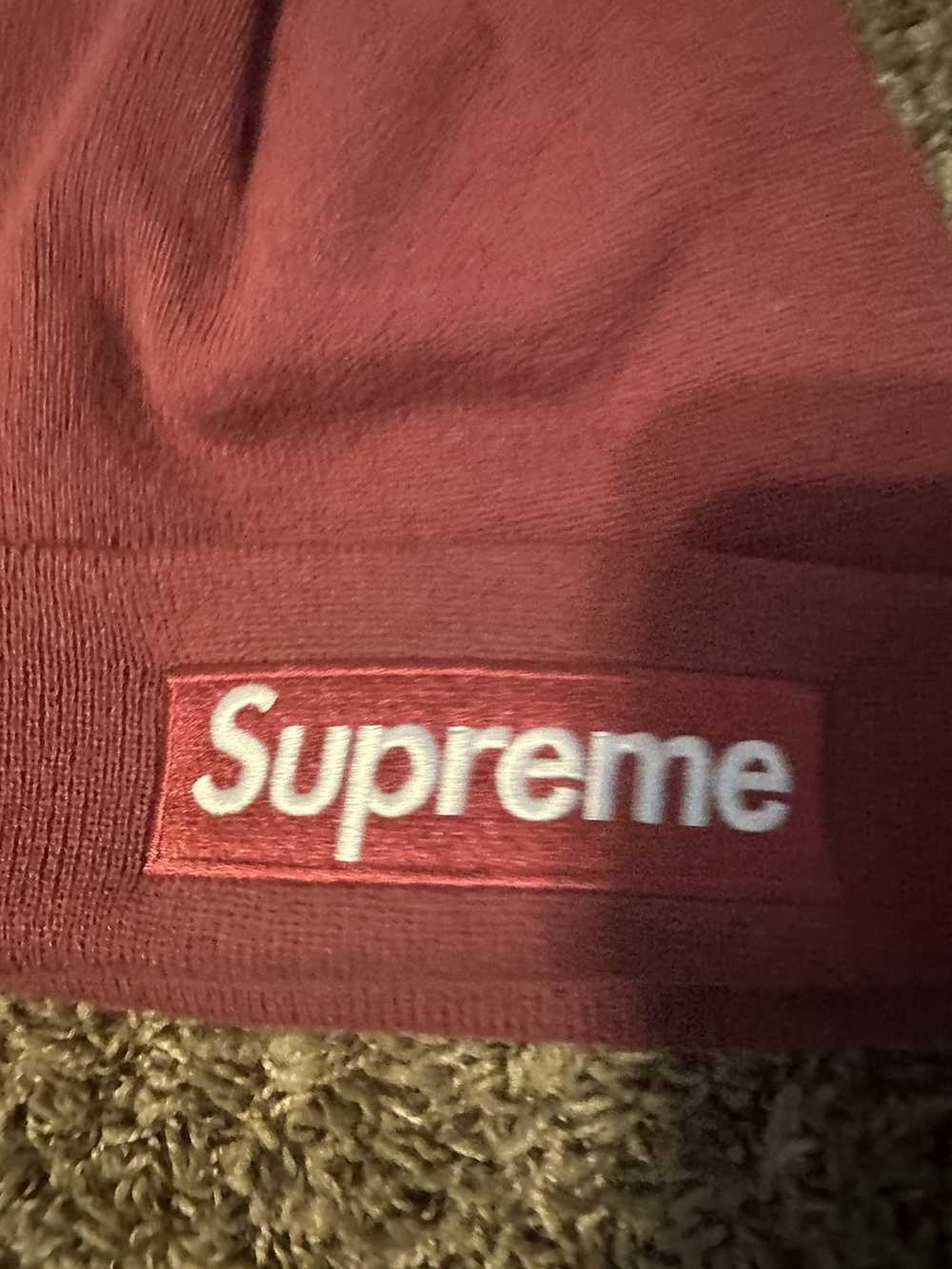 New Era × Supreme Supreme Plum Box Logo Beanie FW… - image 2