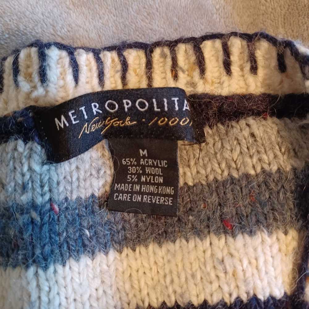 Vintage Metropolitan  New York 10001 cardigan. Ma… - image 5