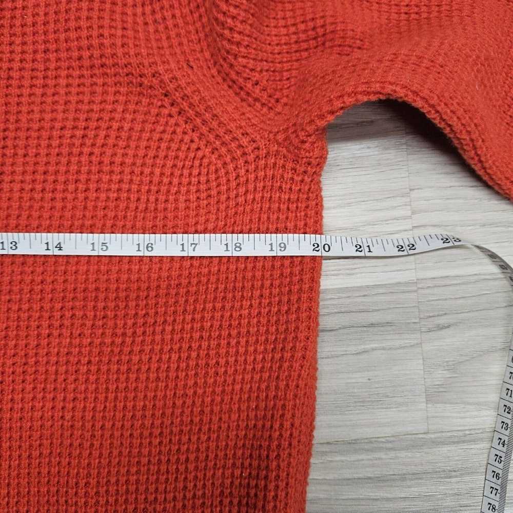 GAP Womens Orange Knit Boat Neck Vintage Sweater … - image 6