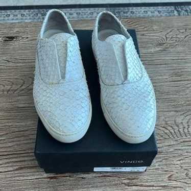 Vince Size 8.5 Nelson Python Embossed Slip-On In … - image 1