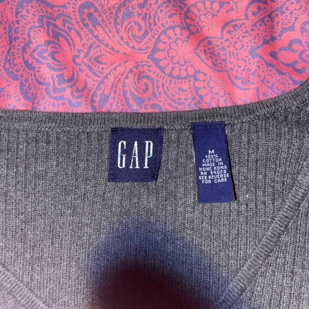 Vintage gap grey wool sweater - image 2