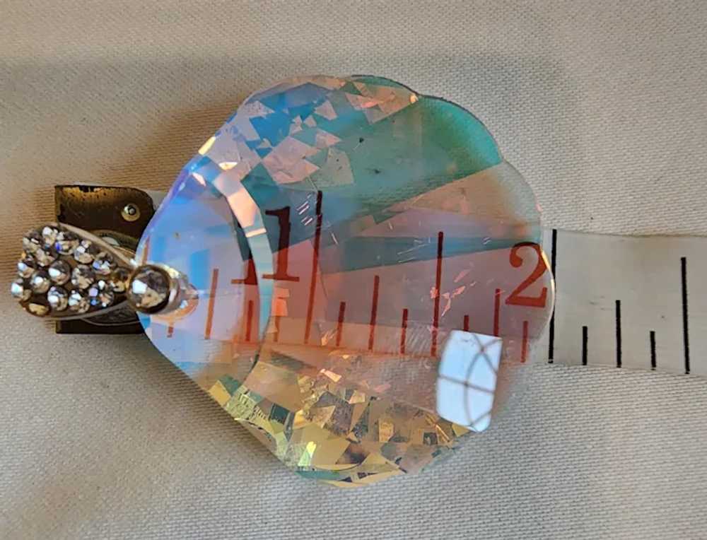 "Swarovski Crystal Shell Shaped Suncatcher Pendan… - image 4