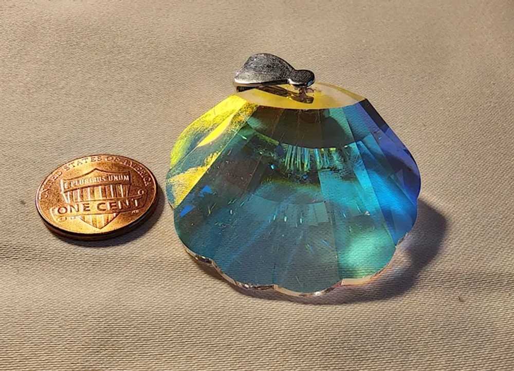 "Swarovski Crystal Shell Shaped Suncatcher Pendan… - image 5